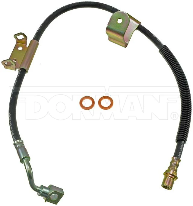FLH620051- 99-07 GM Truck & Hummer H2 Left Front Brake Hose; Rubber
