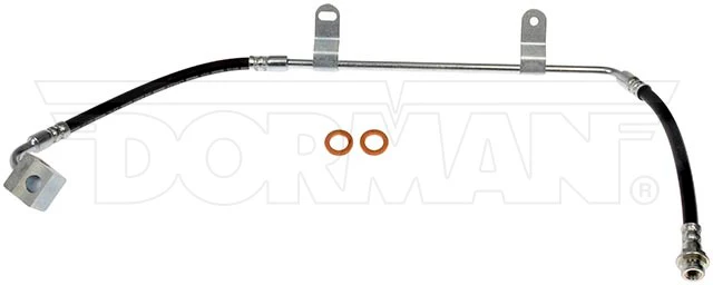 FLH620187- 99-04 Jeep Grand Cherokee Rear Drop Brake Hose; Rubber