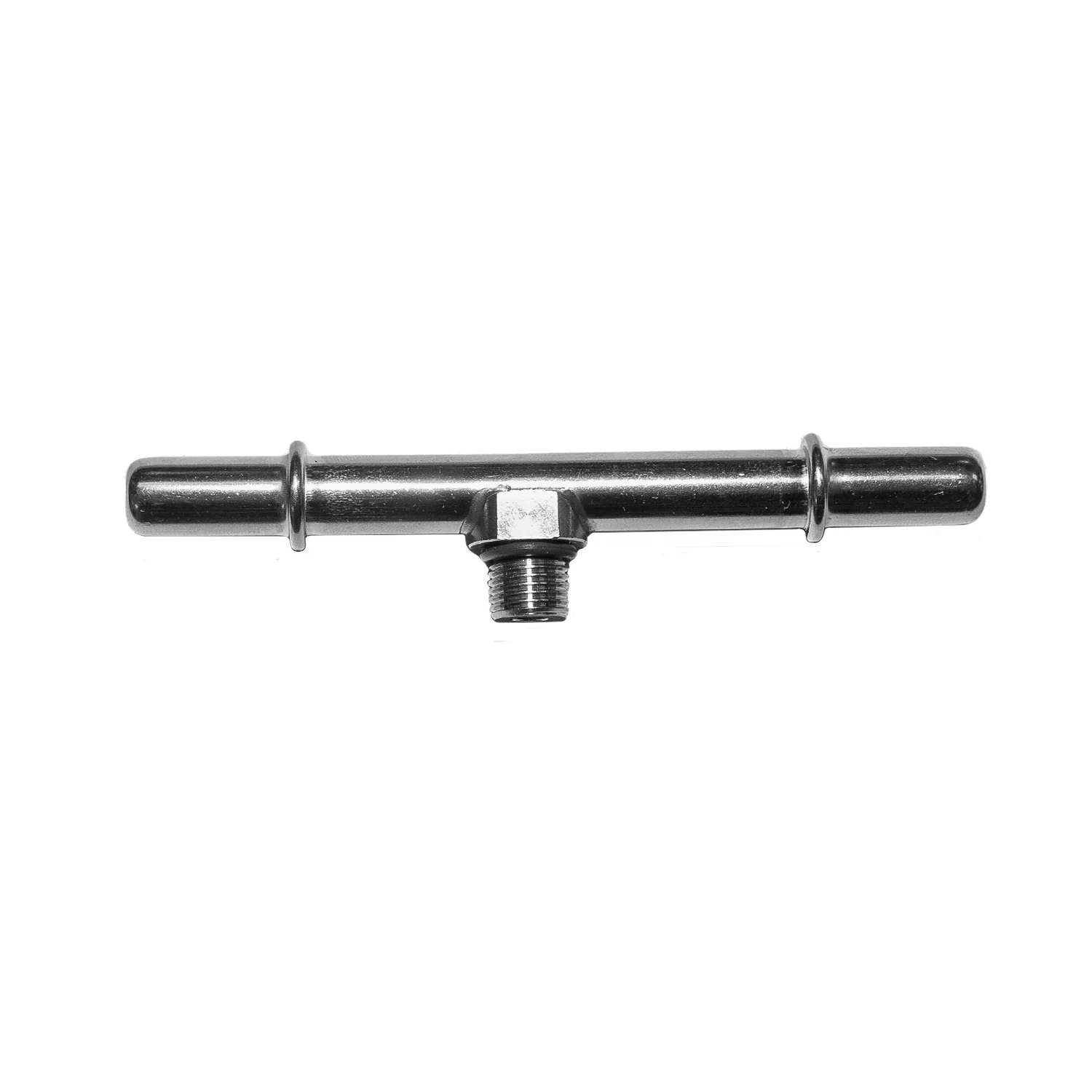 3/8 QD to 3/8 QD with Fuel Pressure Sensor Port Fitting; Stainless