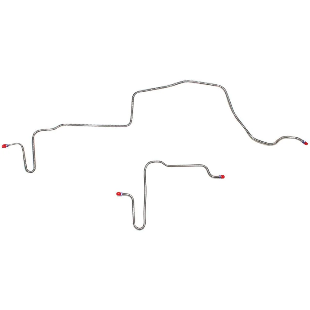 FRA7901- 79-81 Pontiac Firebird & Trans Am w/ Rear Disc; Rear Axle Brake Lines, 2pc - Image 2