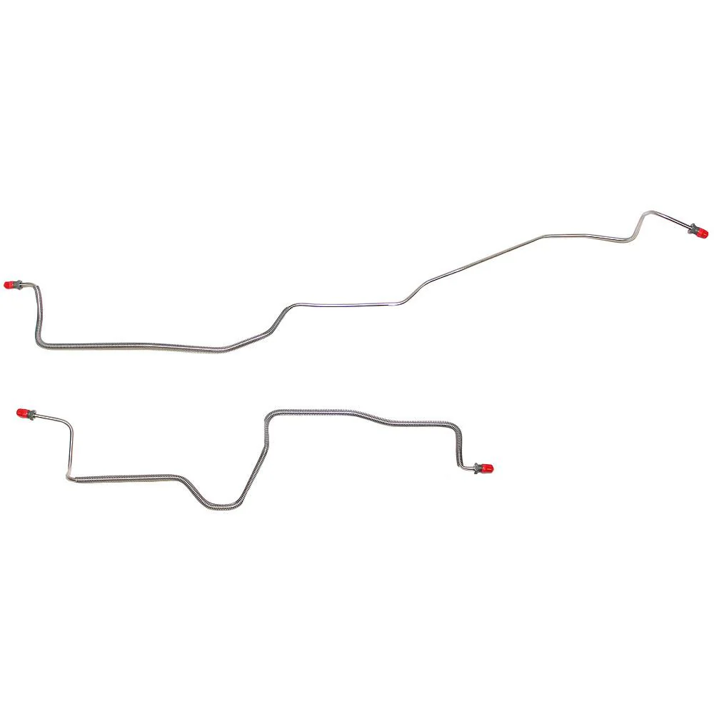 FRA8401- 84-92 Chevy Camaro/ Pontiac Firebird, w/ Rear Drum Brakes, Except Borg-Warner HD Axle, Rear Axle Brake Line Set