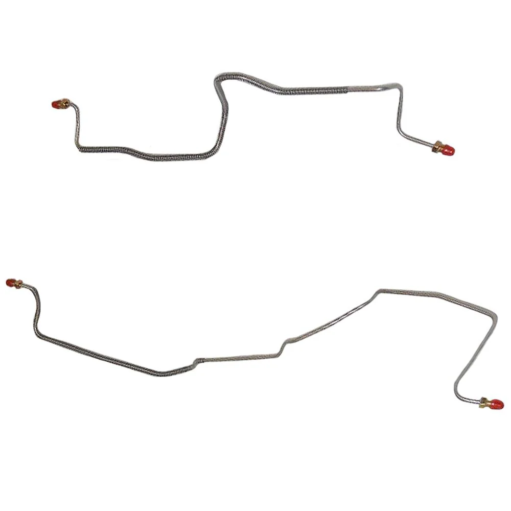 FRA8601- 86-89 Chevy Camaro/ Pontiac Firebird, w/ Rear Drum Brakes, w/ Borg-Warner HD Axle, Rear Axle Brake Line Set - Image 2