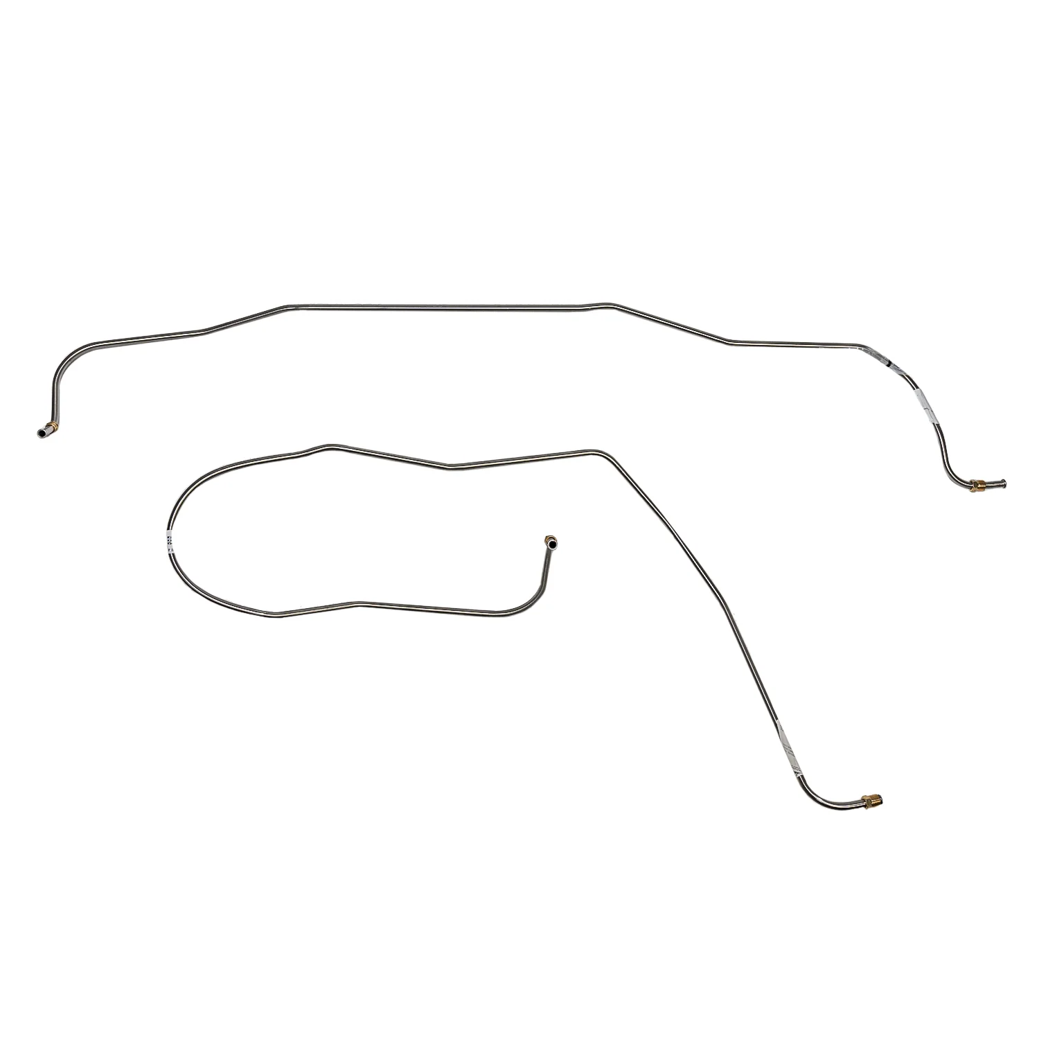 FTC6701SS- 67-69' Chevy Camaro, V8, Powerglide Transmission Cooler Line Set; Stainless