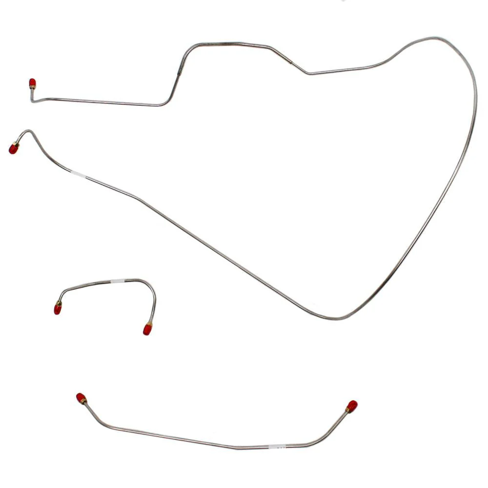 GKT6302- 63-64 Ford Galaxie, Hi-Performance; 3pc Front Brake Line Set