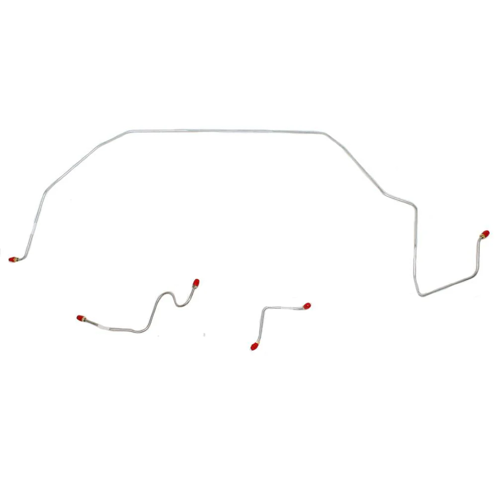 GKT6501- 65 Ford Galaxie, Standard Brakes, 3pc Front Brake Line Set - Image 2