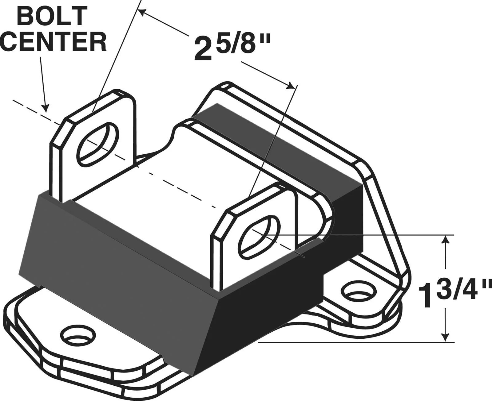 1963-1982 GM Motor Mounts SBC, BBC | GF-GM-EMM - Image 2