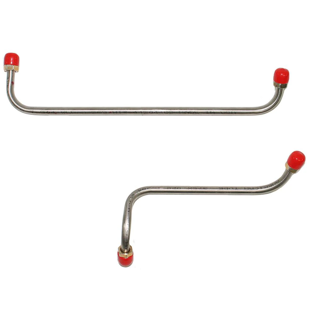 GPC6102- 61-64 Ford Galaxy, BIG BLK, 4BBL w/ In-Line Filter, 2pc Pump to Carb Fuel Line Set - Image 2