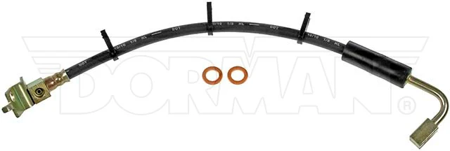 H621323 - 2003-06; 2008-10; 2013-17 Dodge Viper Front-left Brake Hose; Rubber