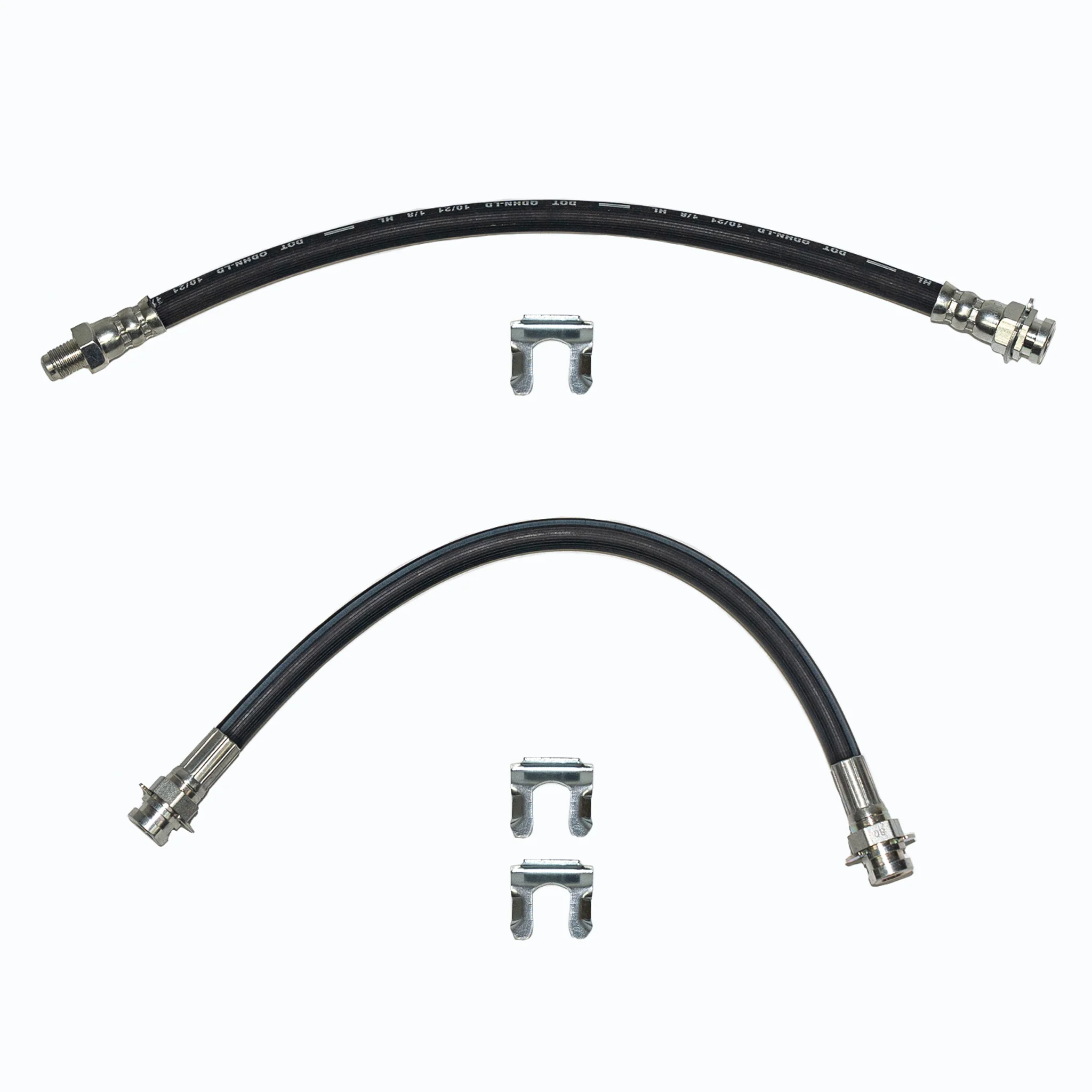70-71 Mopar A-Body, w/ Front Disc Brake Hose Kit; Rubber