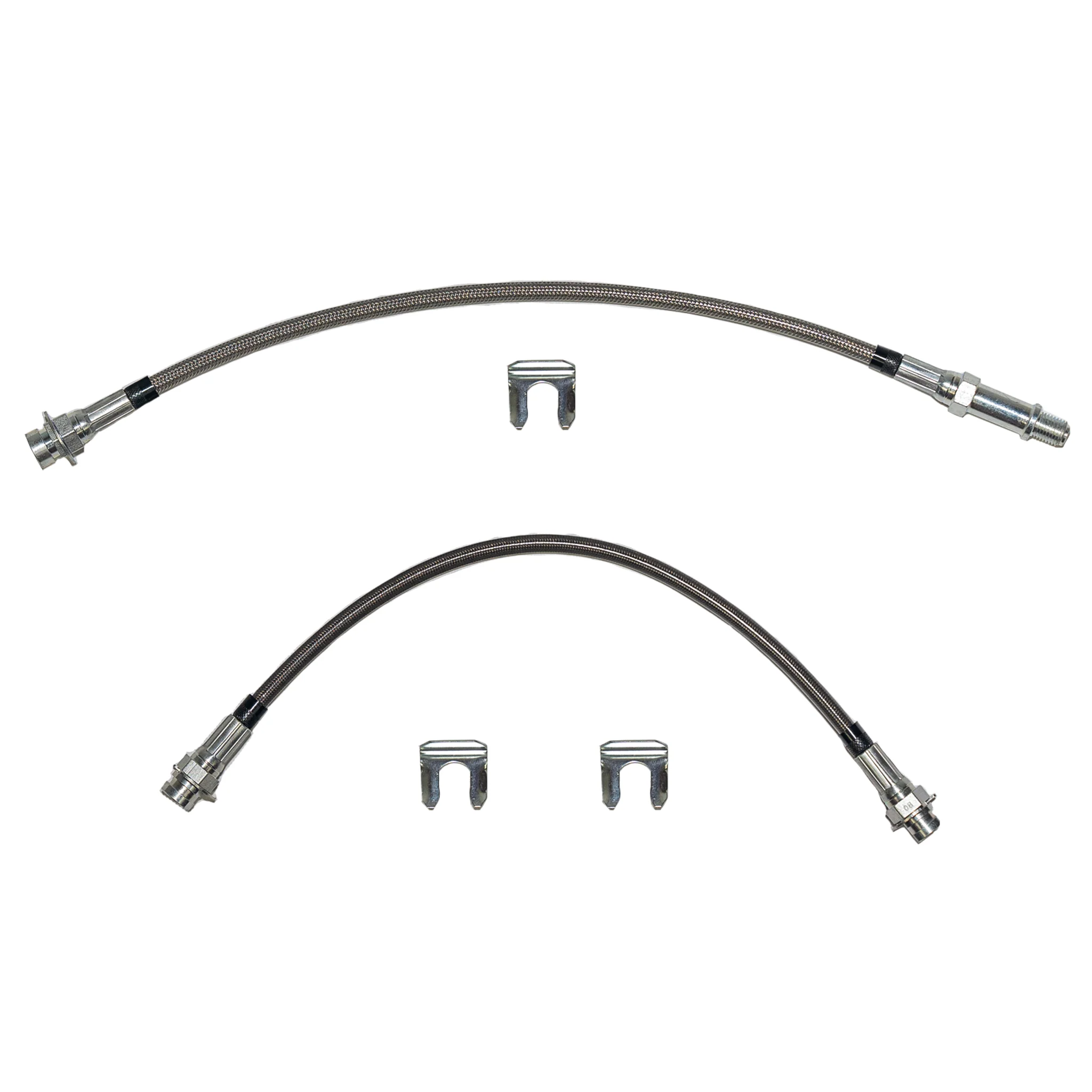 HSK0029SS - 66 Mopar B-Body, w/ Dana Brake Hose Kit; Braided Stainless