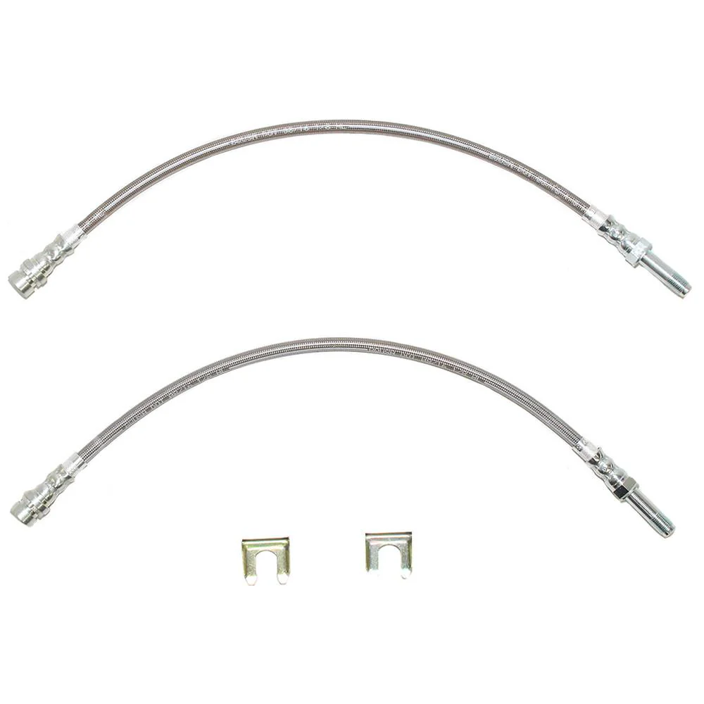 HSP0036SS- 99 Cougar Front Brake Hose Set; Stainless