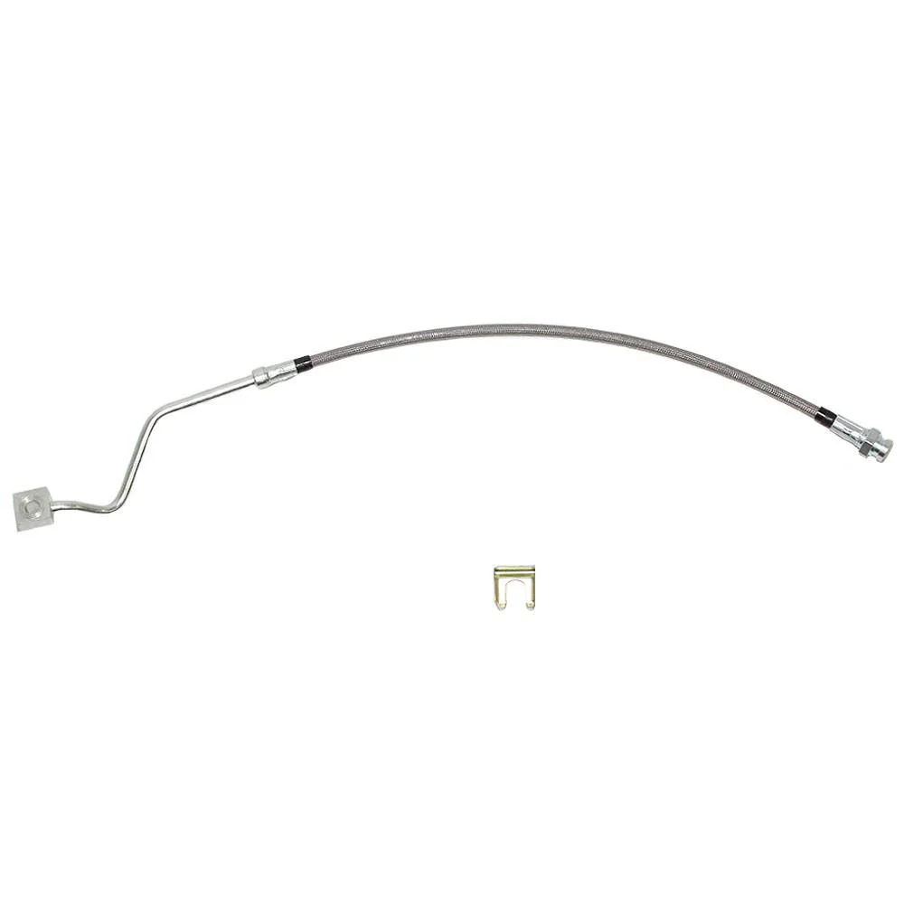 HSP0050SS- 99-04 Ford Superduty 4wd, AWABS, Left-Front Brake Hose; Stainless