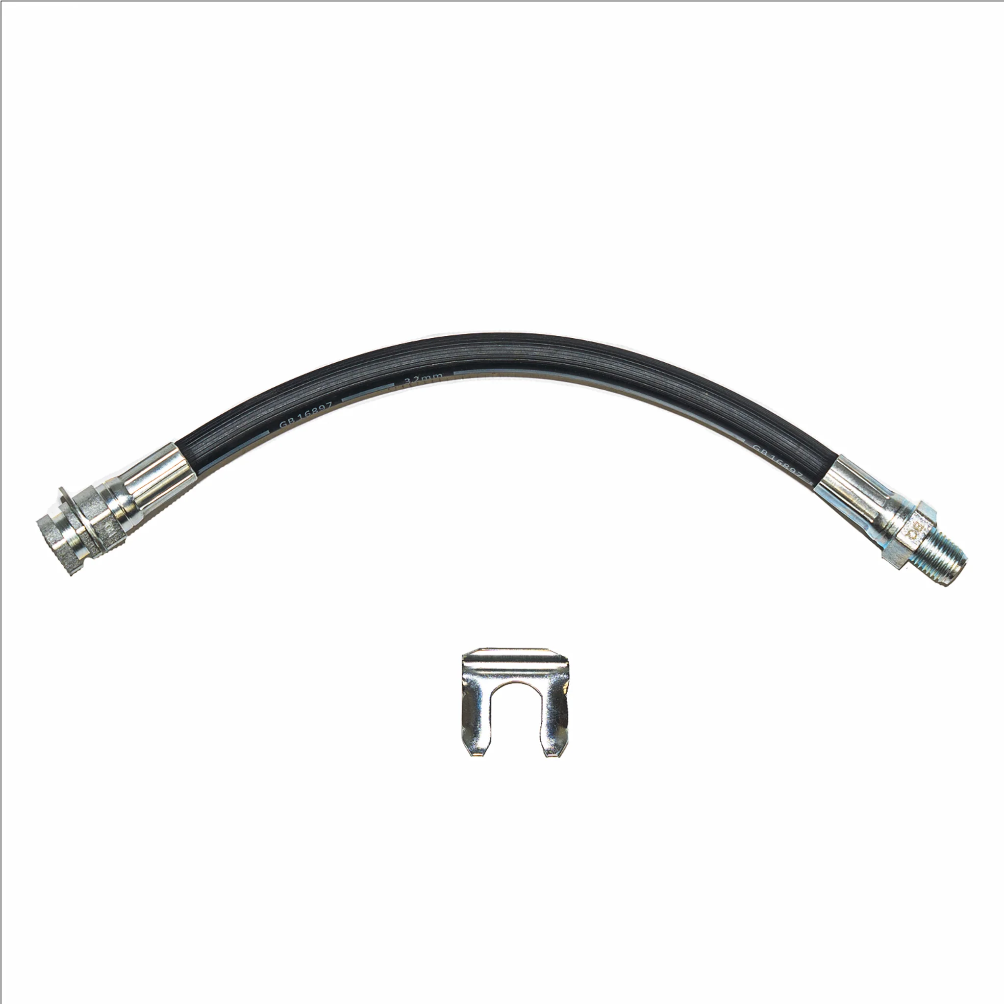 HSP3382OM- 63-82' Chevy Corvette; Rear Brake Flex Hose; Rubber