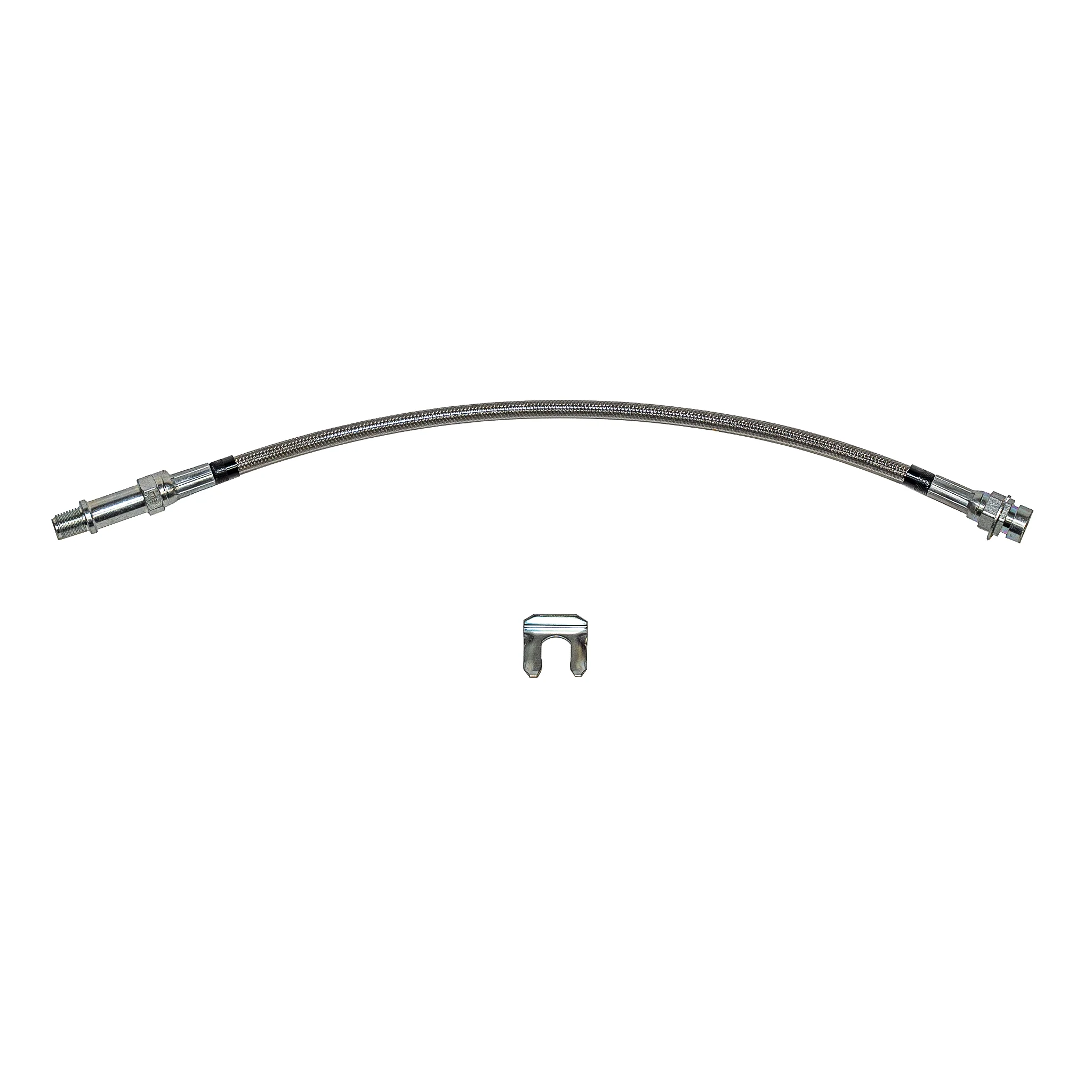 HSP3399SS - 66-69' Mopar B-Body, w/ Dana Rear Brake Hose; Braided Stainless