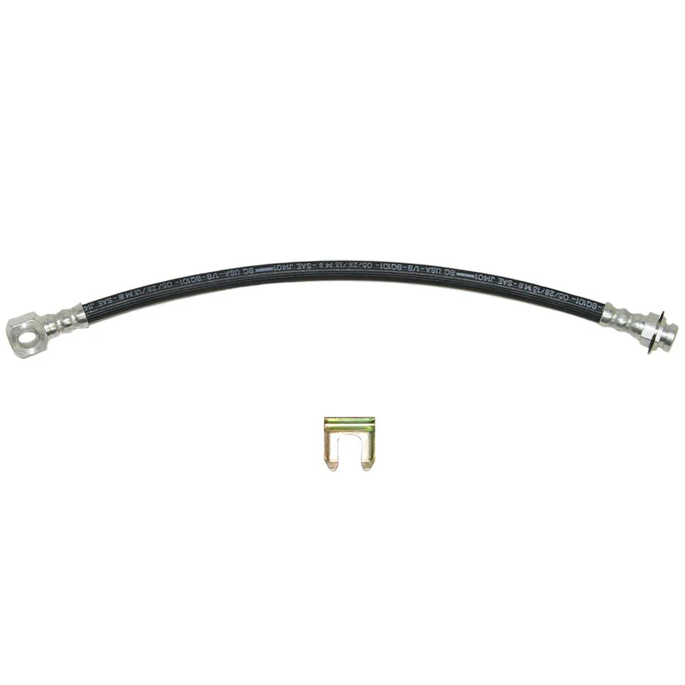HSP5140OM- 72' Pontiac Lemans, GTO, Oldsmobile Cutlass, 442; Front Disc Brake Flex Hose, 2 Required; Rubber
