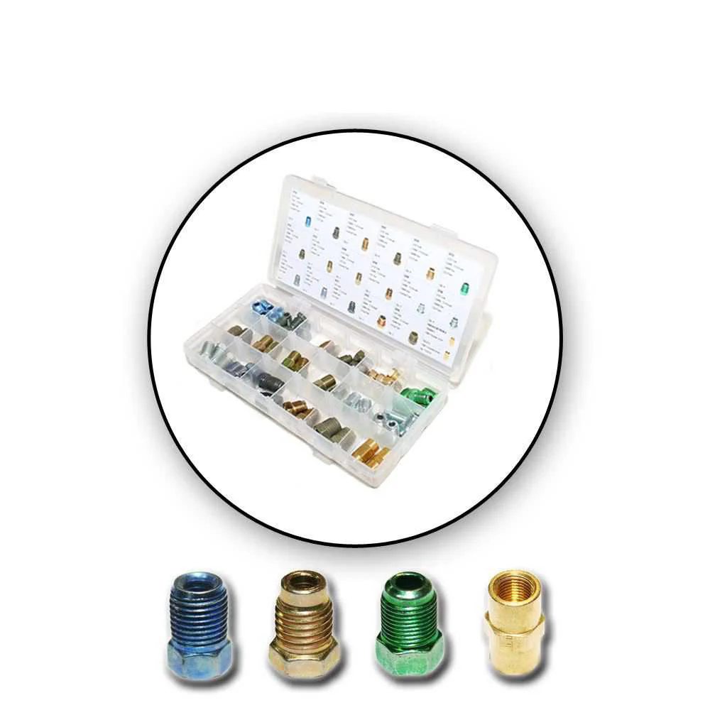 MET1- 60 Piece Metric Tube Nut Fitting Kit