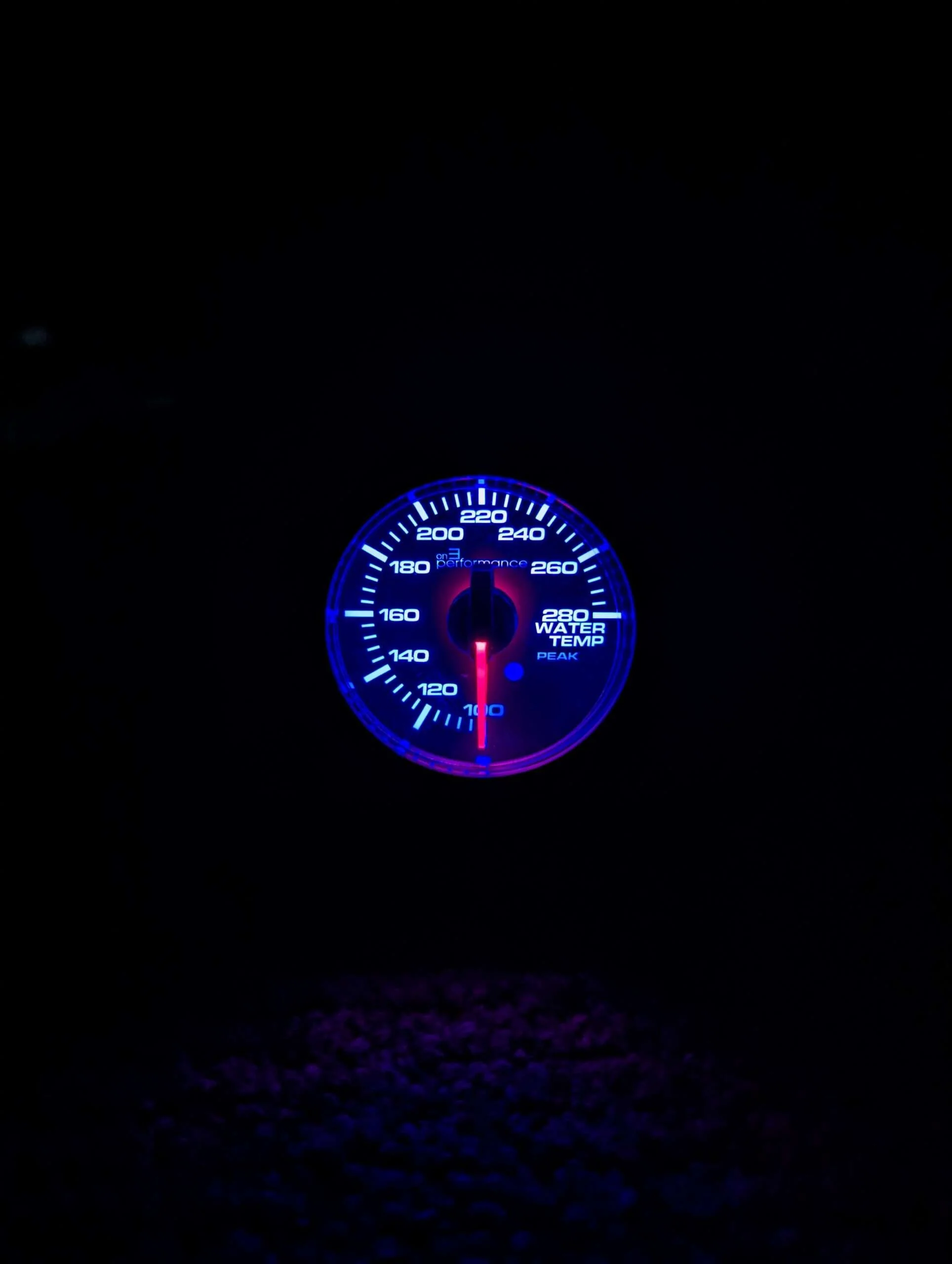 On 3 Performance Electronic Water Temp Gauge