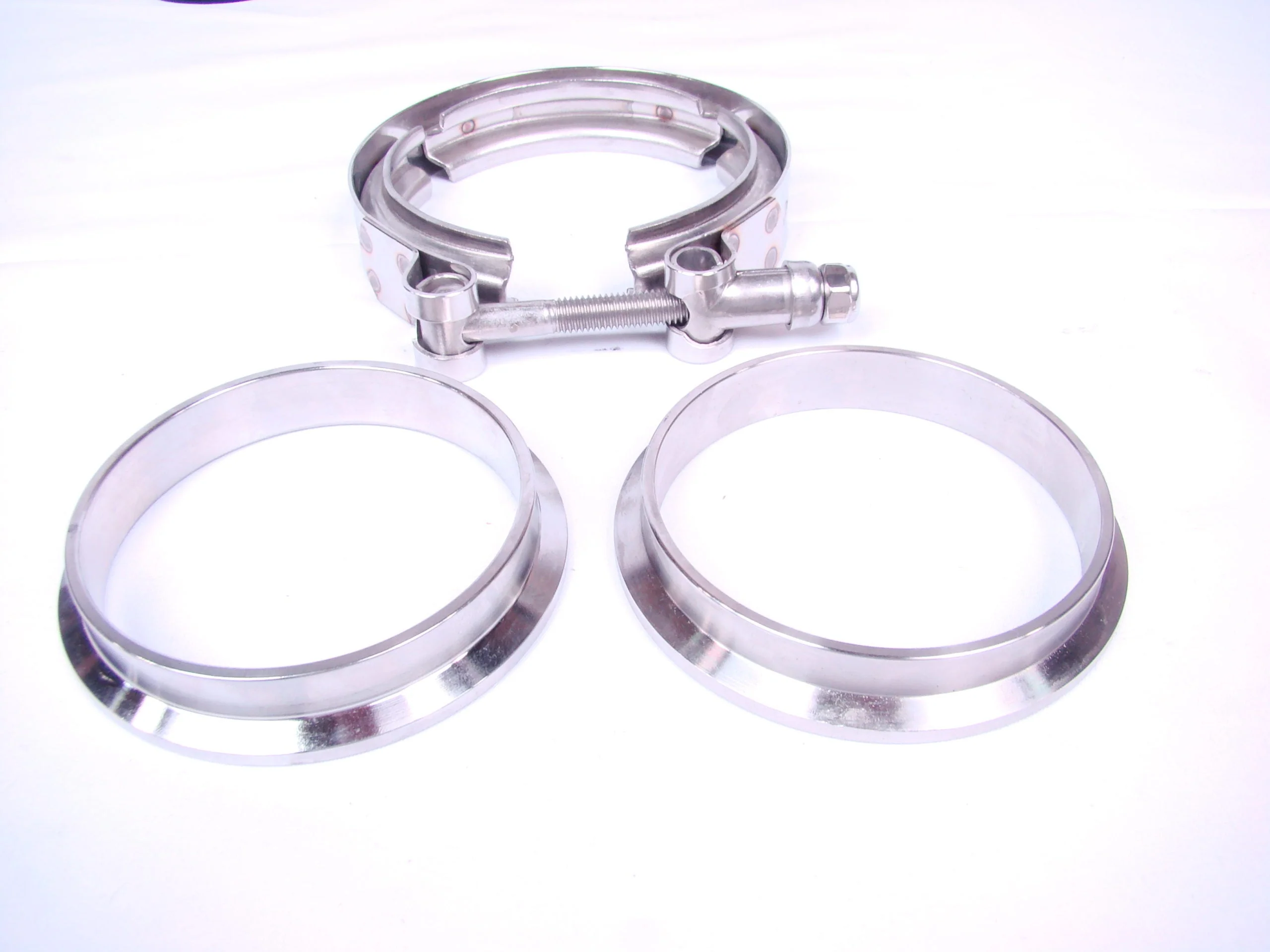 3" Stainless V-Band Clamp & Flange Kit - Image 2