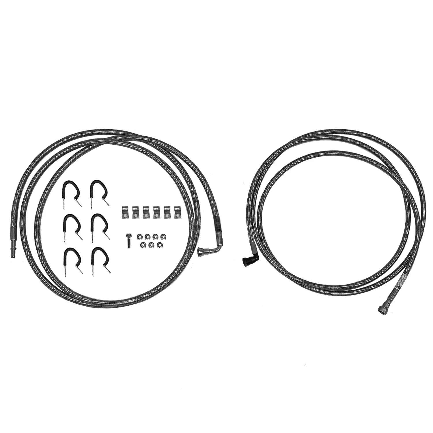 QFF0023SS- 05-10 Chevy Equinox Complete Braided Stainless Fuel Line Kit