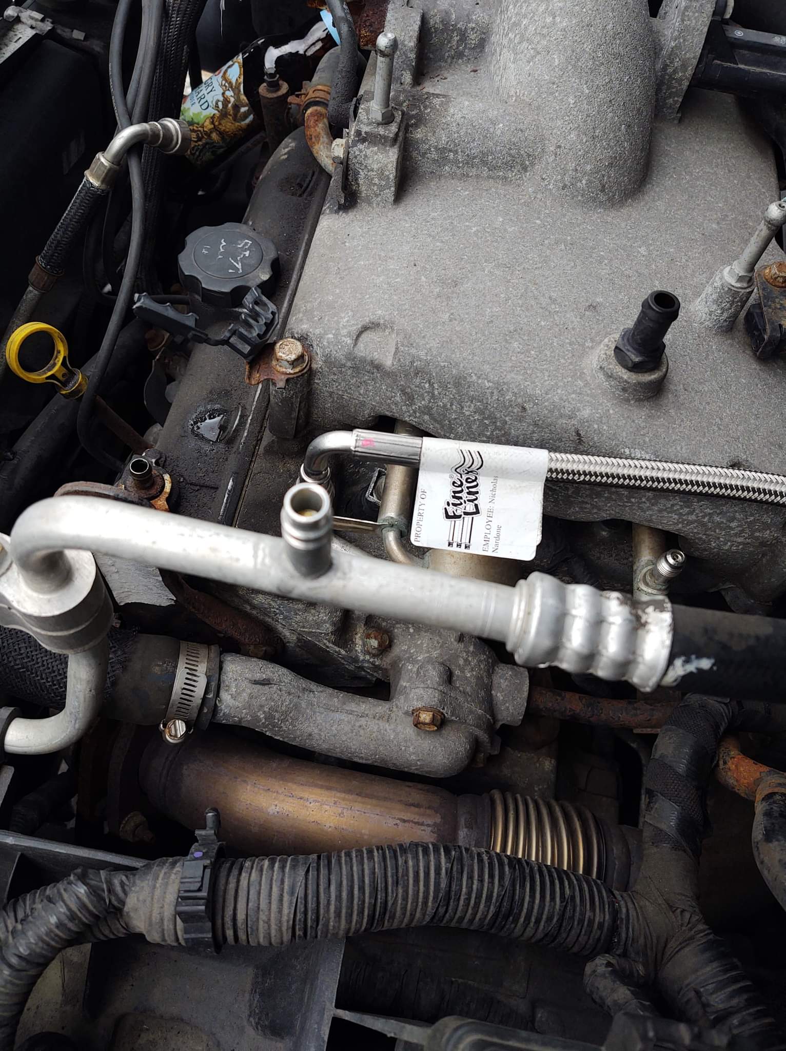 QFF0023SS- 05-10 Chevy Equinox Complete Braided Stainless Fuel Line Kit - Image 6
