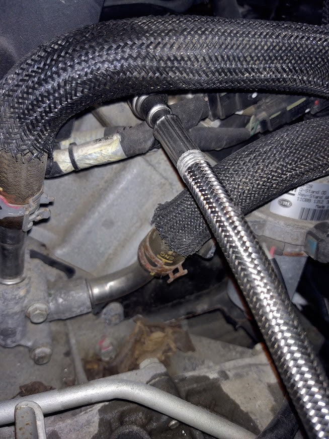QFF0023SS- 05-10 Chevy Equinox Complete Braided Stainless Fuel Line Kit - Image 8