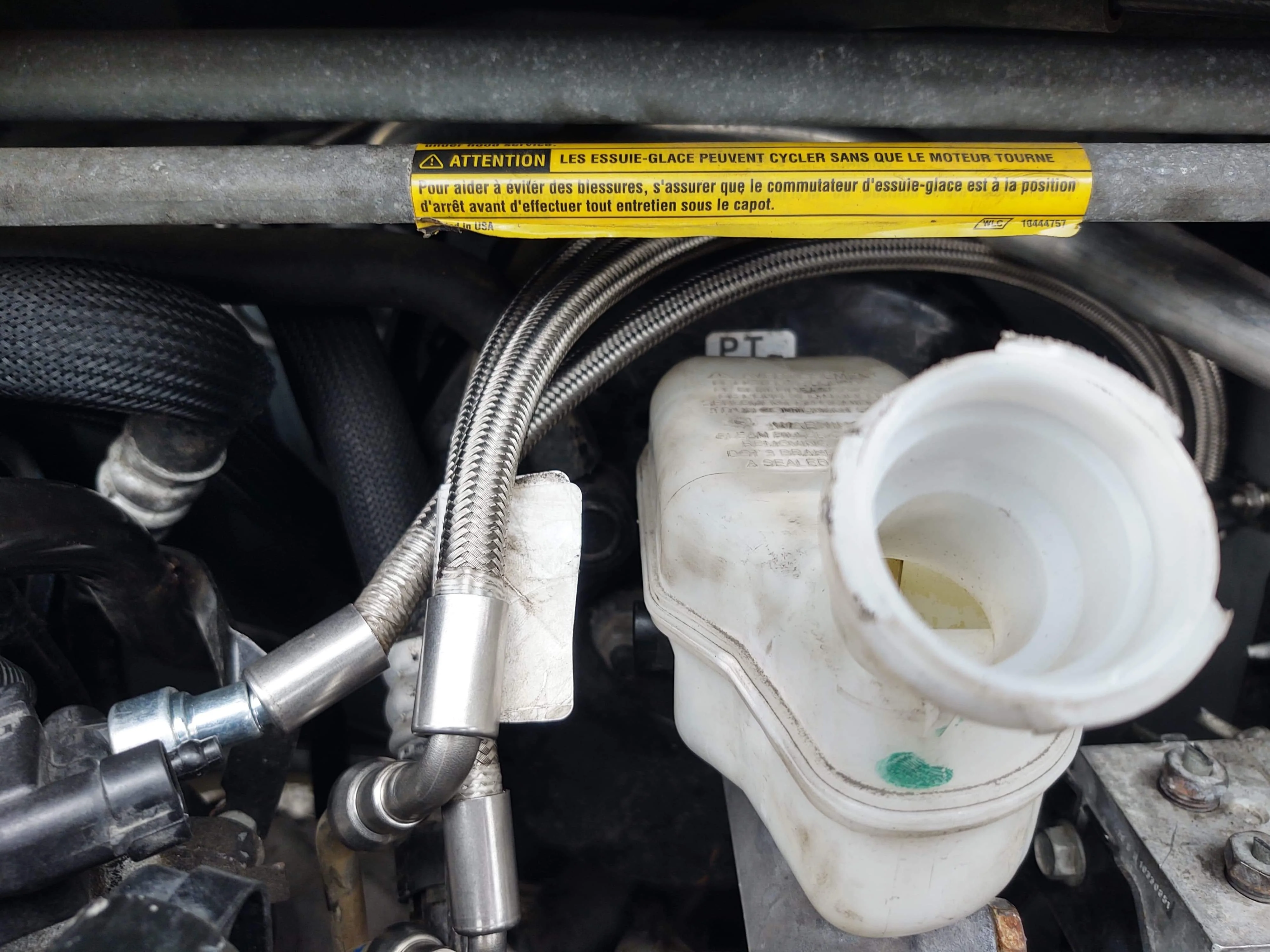 QFF0025SS - 02-05 Buick Rendezvous / Pontiac Aztek with V6, Quick Fix Fuel Hose Kit; Braided Stainless - Image 2