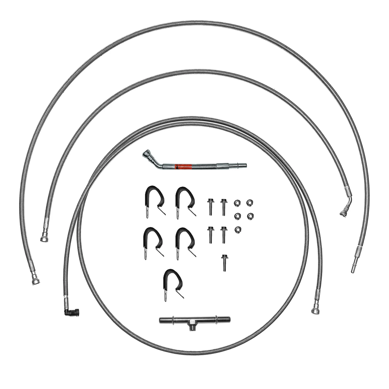 QFF0028SS - 11-17 Chevrolet Equinox, 3.0L V6 DOHC 24V, Quick Fix Fuel Kit; Braided Stainless