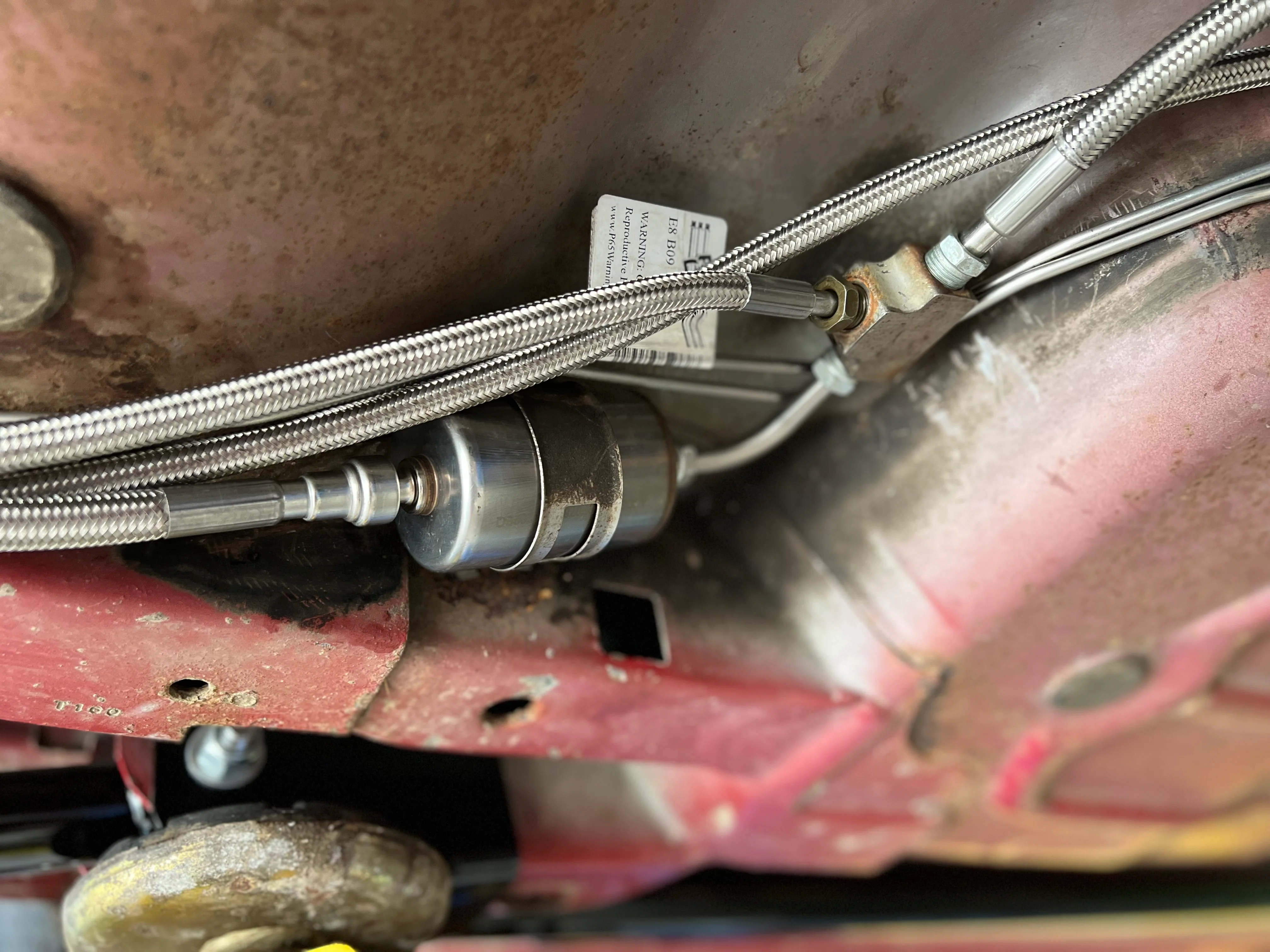 QFF0029SS - 99-02 GM F-body with LS1, Quick Fix Fuel Kit; Braided Stainless - Image 3