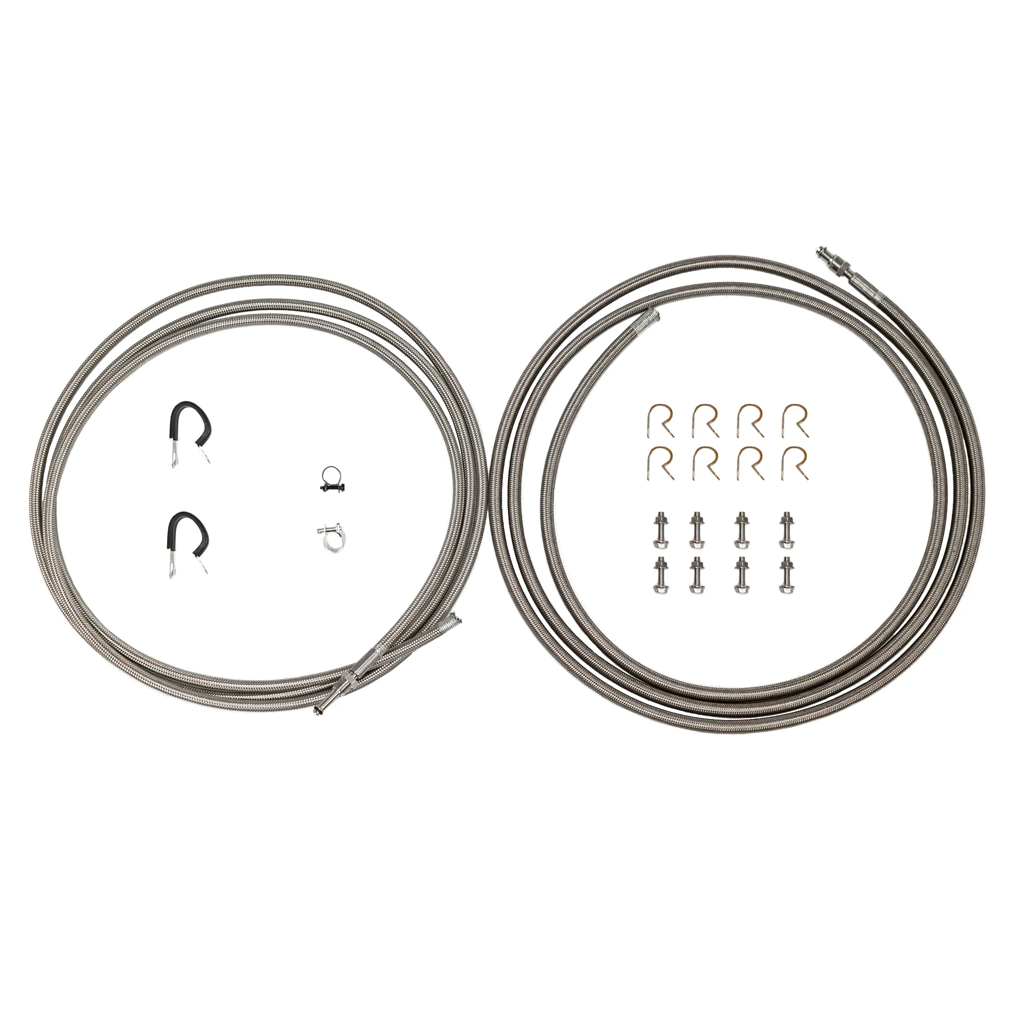 QFF0039SS  - 86-87 Corvette L98, Quick Fix Fuel Hose; Braided Stainless