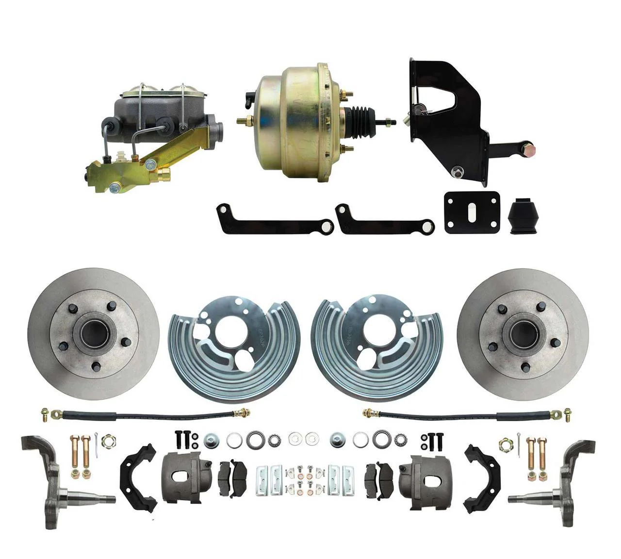 RDC0001- 66-74 Mopar B-Body & E-Body Front Disc Brake Conversion Kit with 8" Booster