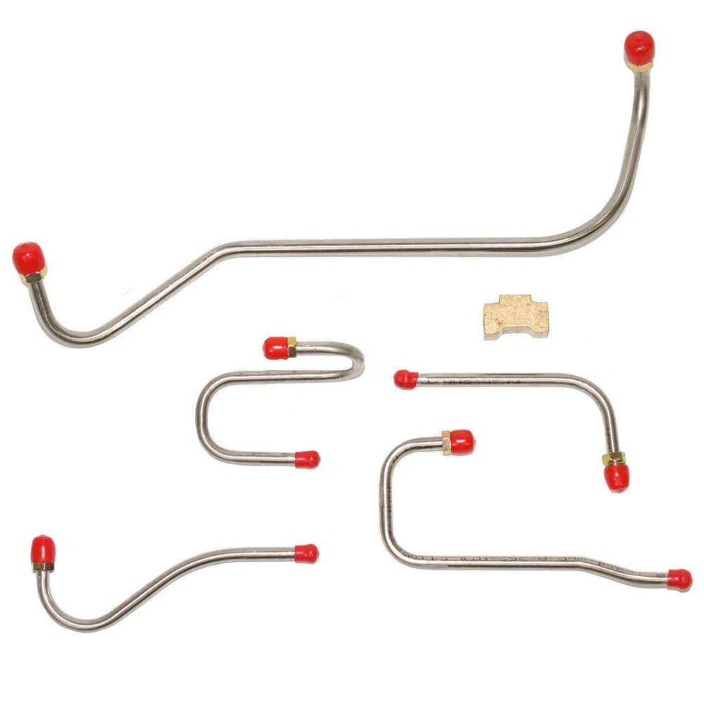 RPC6405- 64-65 Mopar B-Body Hemi X Ram w/ Dual Carter 4BBL, 5 Line Set