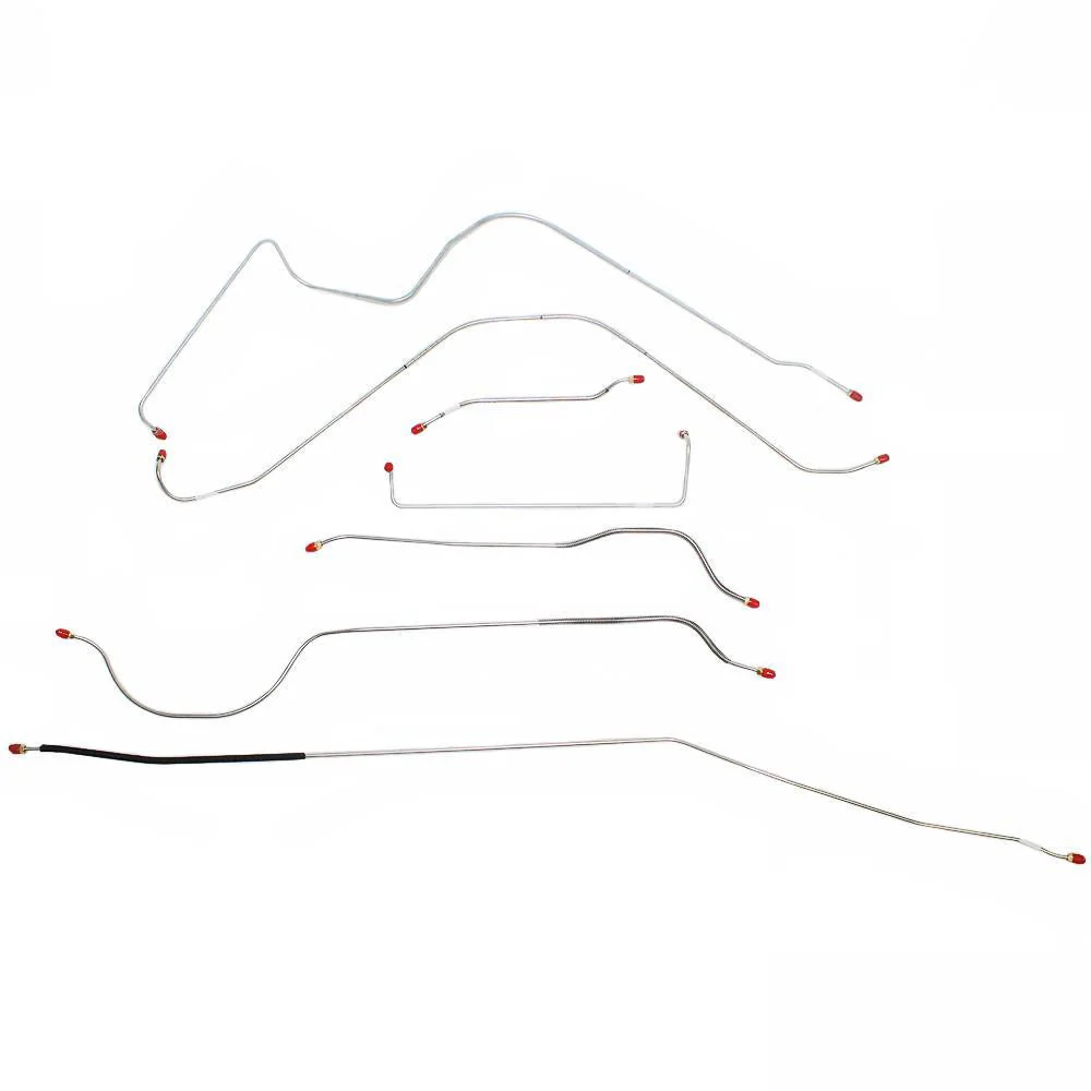 SCK5501- 55 Ford Thunderbird Manual Brake Line Kit, 7pc