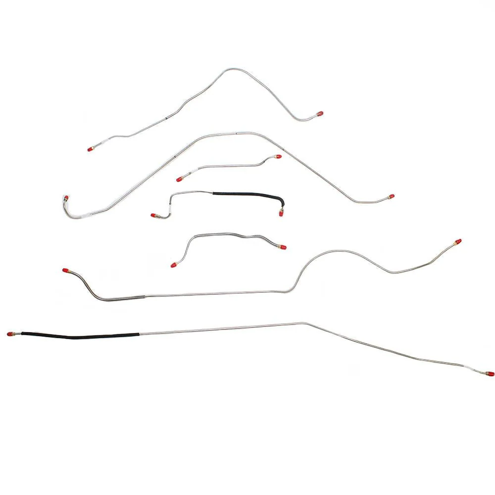 SCK5701- 57 Ford Thunderbird Manual Brake Line Kit, 7pc