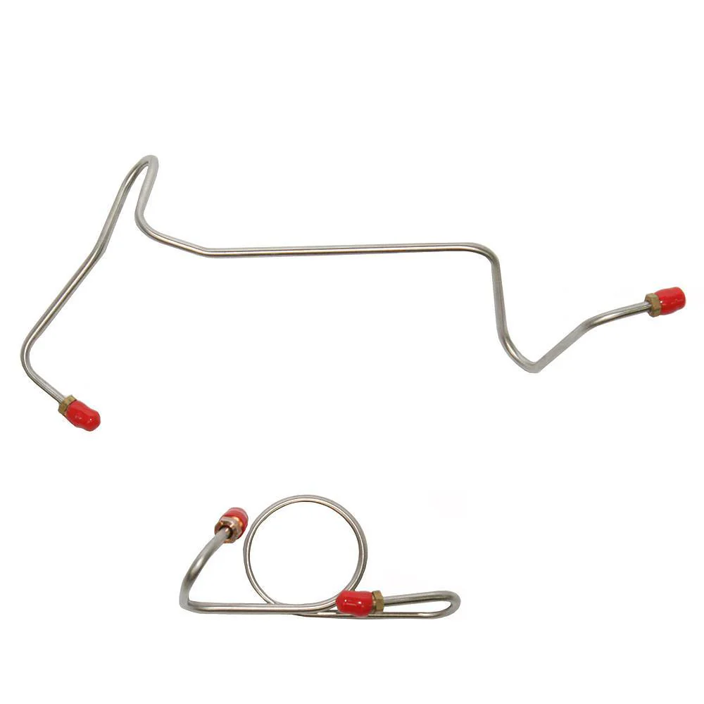 SDV5601OM- 56' Ford Thunderbird, Distributor Vacuum Advance Line, 2pc Set; Steel