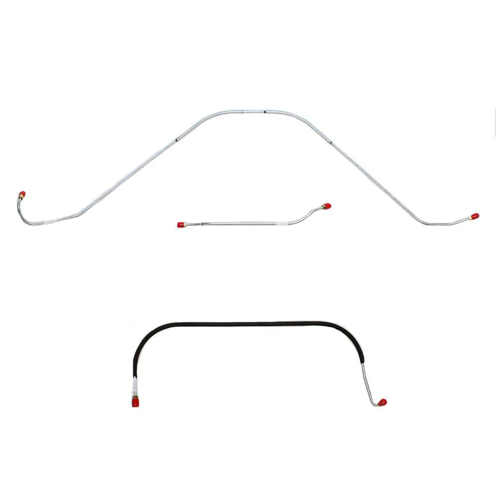 SKT5702- 57 Ford Thunderbird w/ Power Brakes; Front 3pc Brake Line Set - Image 2