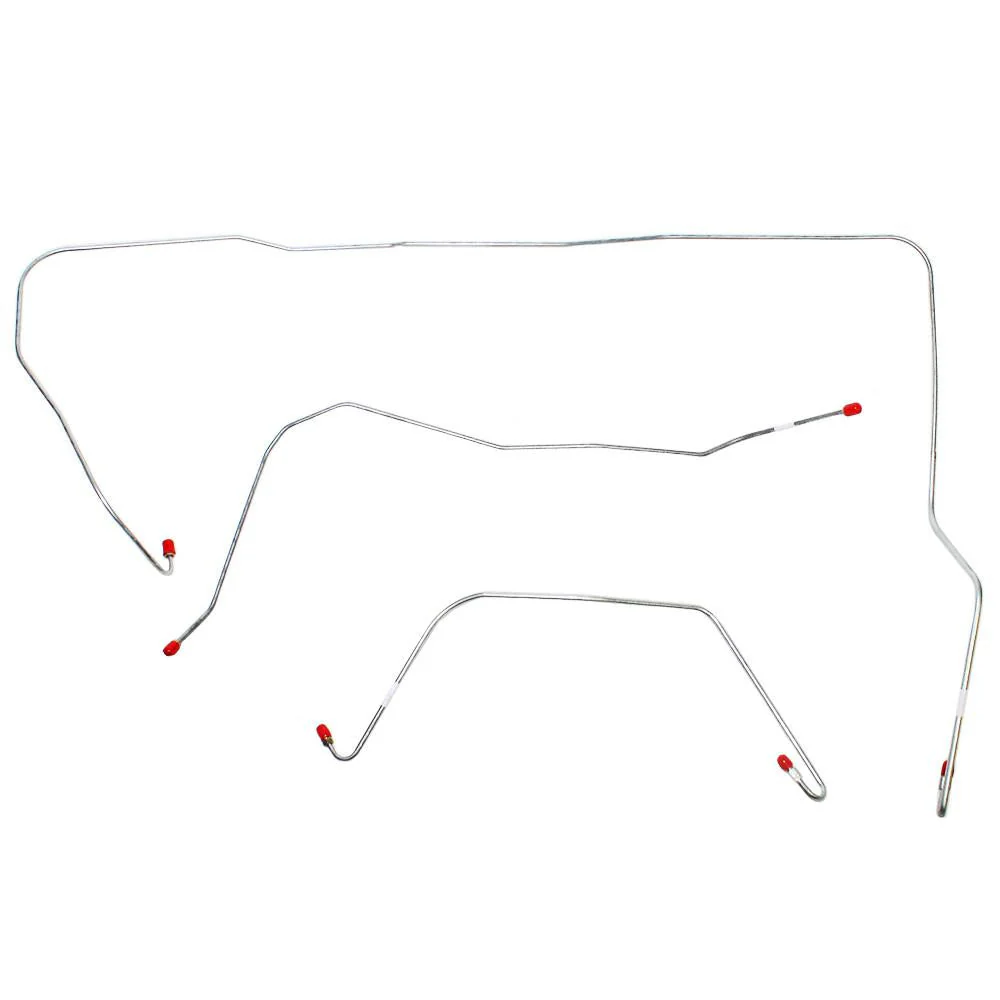 SKT6301- 63-64 Ford Thunderbird w/ Power Brakes; Front 3pc Brake Line Set - Image 2