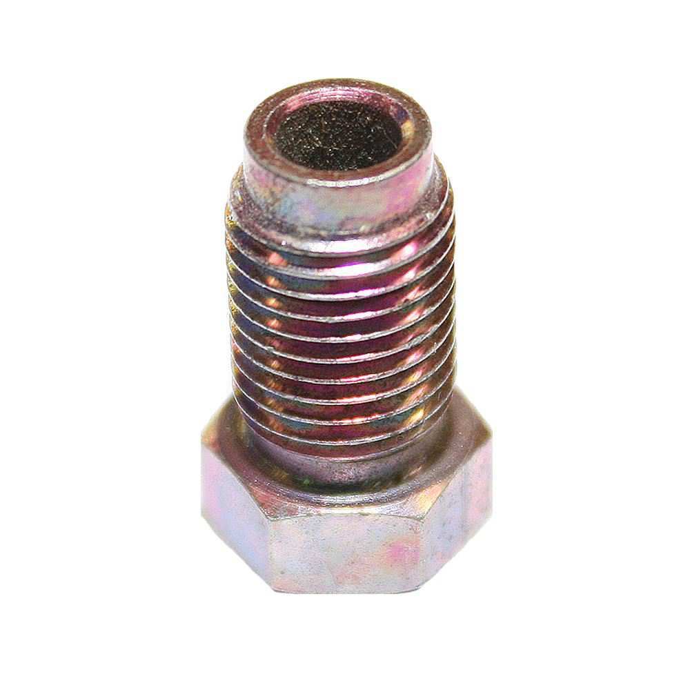 SP12-10- 10 Pack: 3/16, 3/8-24, 7/16 Hex Fitting; Inverted Bubble, Red