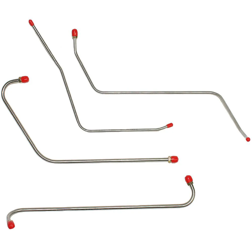 SPC5601- 56 Ford Thunderbird; Fuel Pump to Carb & Wiper Vacuum Lines, 4 Line Set