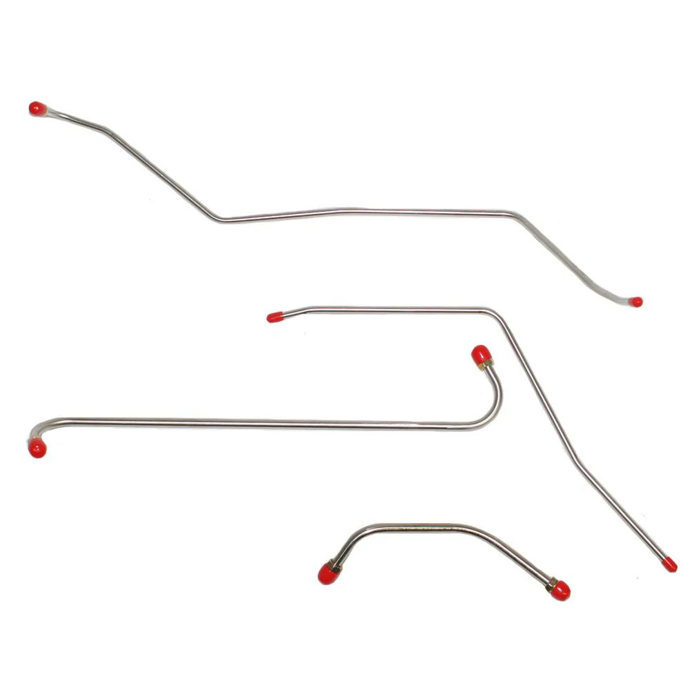 SPC5701- 57 Ford Thunderbird 4BBL w/o Super Charger, Fuel Pump to Carb & Wiper Vacuum Lines, 4 Line Set - Image 2