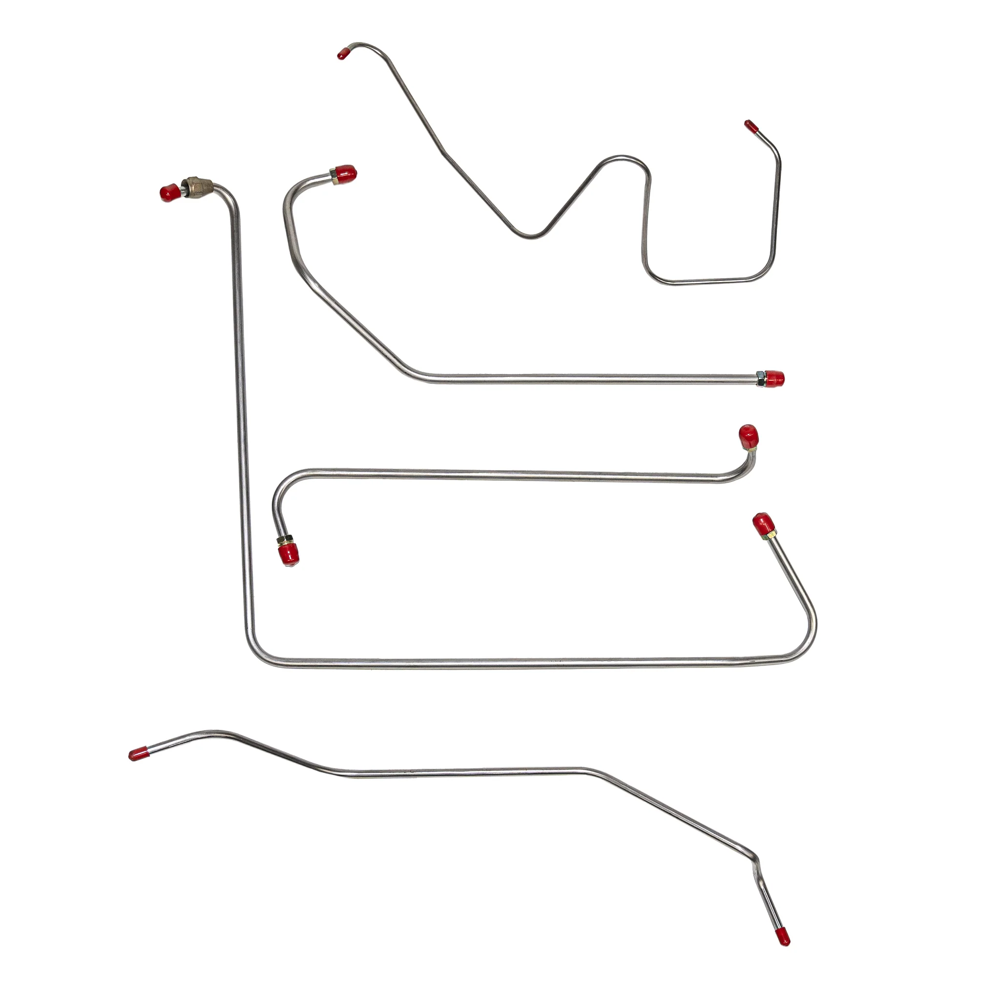 SPC5706- 57 Ford Thunderbird, Dual 4BBL w/ Super Charger, Fuel Pump to Carb & Vacuum Lines, 6 Line Set