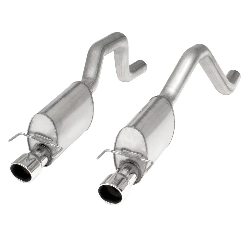 Stainless Works Axleback Dual Turbo Chambered Mufflers Factory Connect