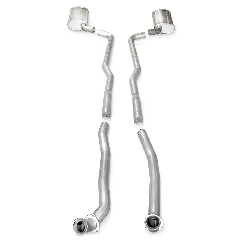Stainless Works Catback Dual Long Chambered Mufflers Factory Connect