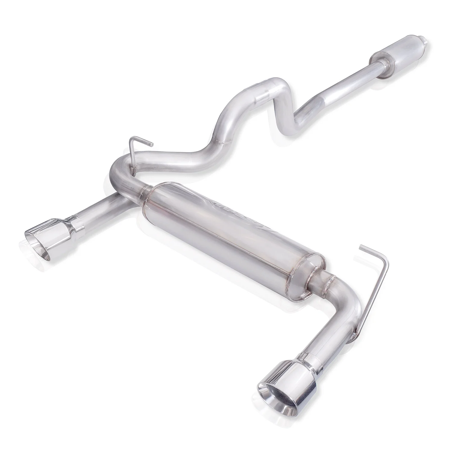 Stainless Works Catback Dual Outlet Turbo Muffler Factory Connect