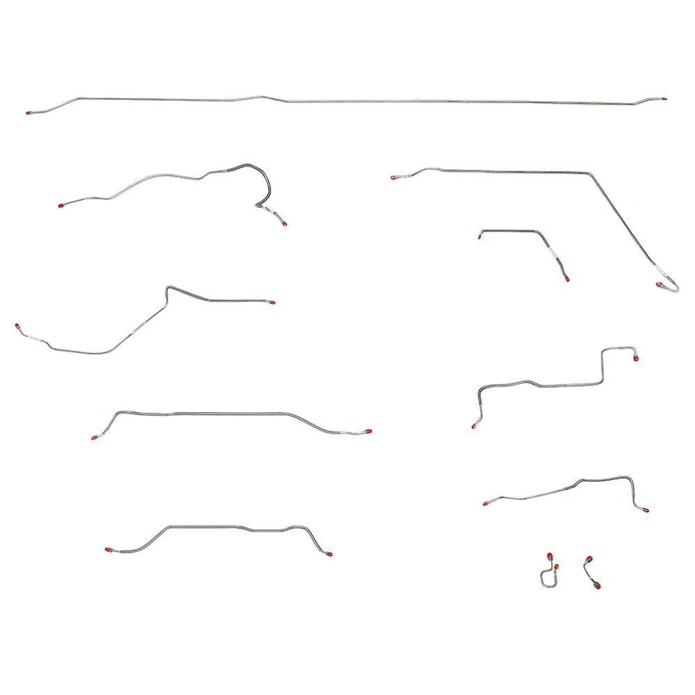 TCK9701SS- 97 Express 3500 Van Complete Brake Line Kit; Stainless