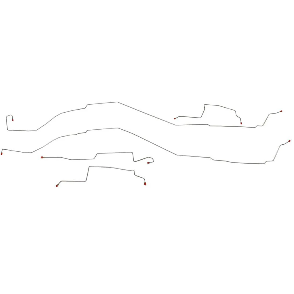 TIN0663- 06-08 Chevy HHR Disc/Drum AWABS EXCEPT SS Model, Intermediate Brake Line Set
