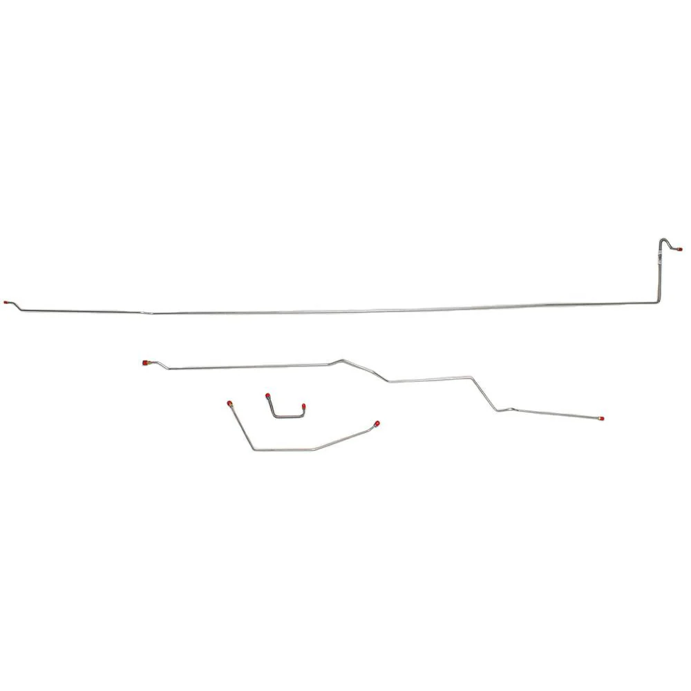TIN8601- 81-88 K3500 89-91 V3500, No ABS, Crew Cab/Long Bed, Intermediate Brake Line Kit