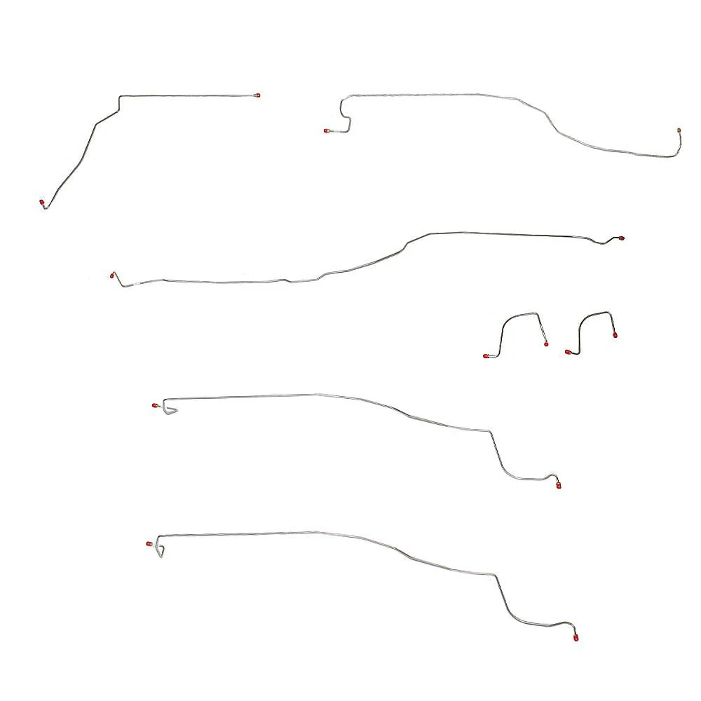 TKT0303- 03-04 Silverado/Sierra 1500, 2wd, R Disc, Front Brake Line Kit