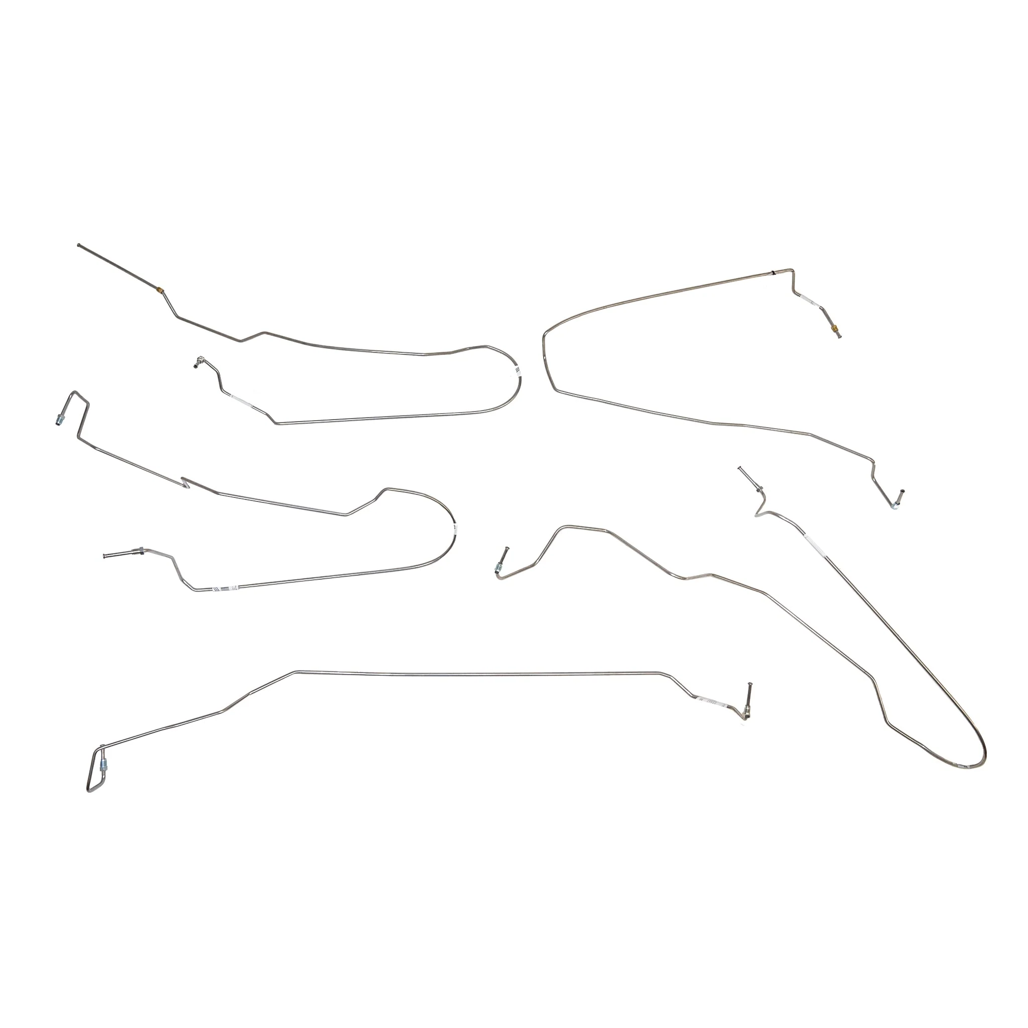 TKT0701- 07-08 Silverado/Sierra Rear Drum Brakes, No Traction Control, non-Hybrid, Vehicles Front Brake Line Set - Image 2