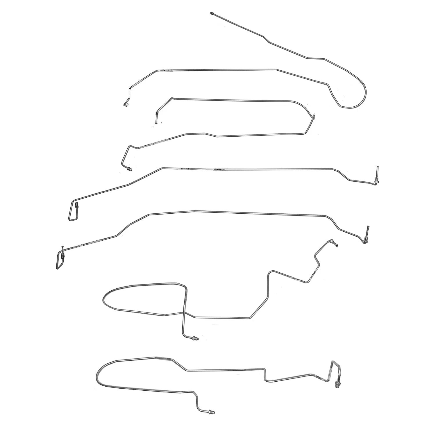 TKT1401- 09-18 GM 1500 Truck w/ Traction Control, Front Brake Line Kit - Image 2