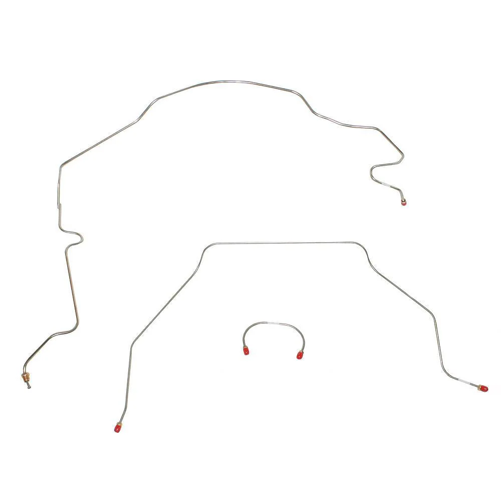 TKT5101- 51-55 GM Series I 1/2-ton Truck; Front Brake Line Kit - Image 2